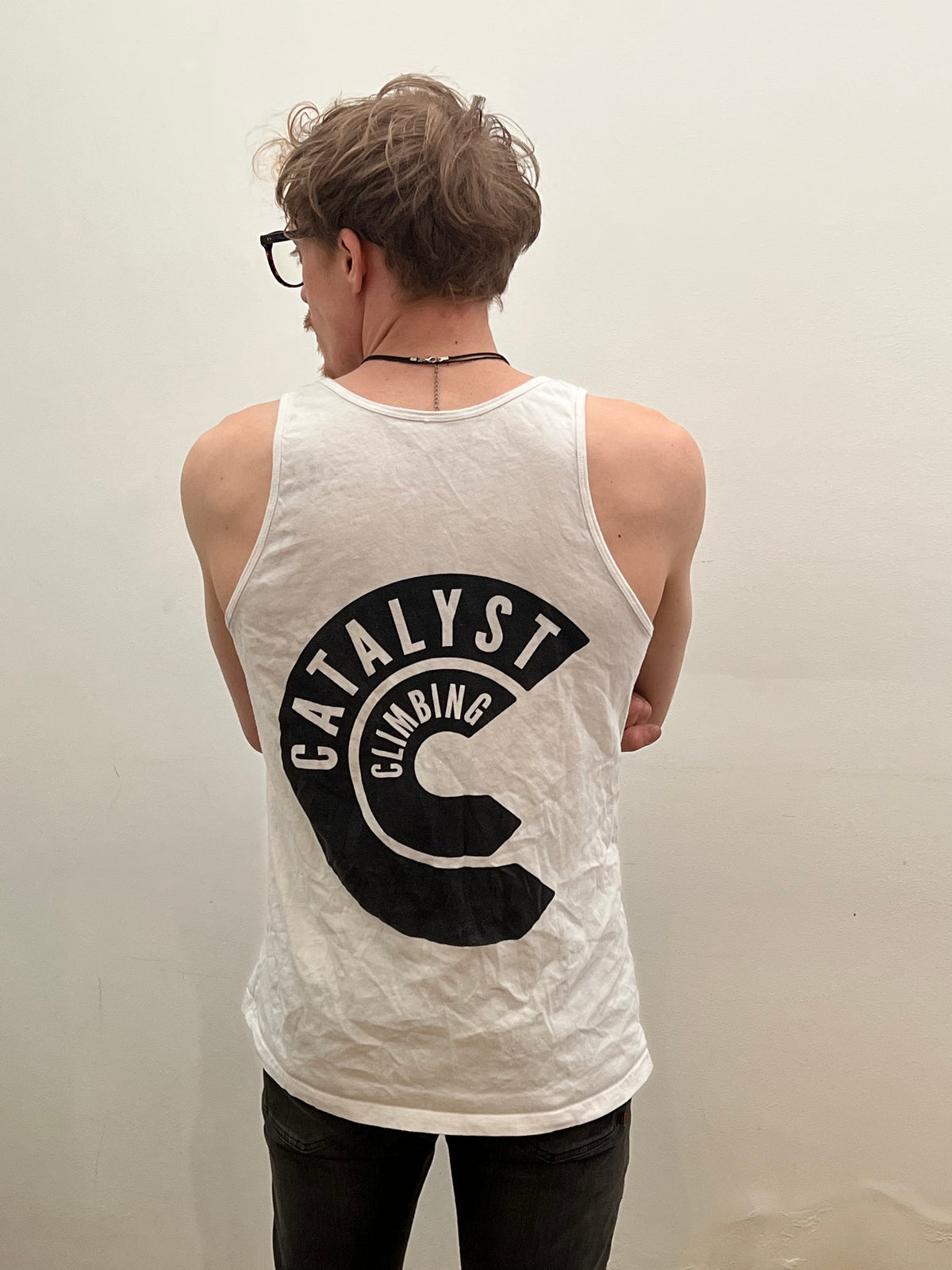 Try Hard Have Fun Vest White (Unisex)